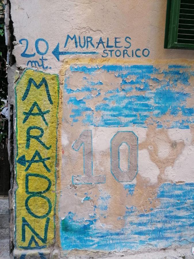 Geman Flat - 1 Min Maradona Mural Neapol Zewnętrze zdjęcie