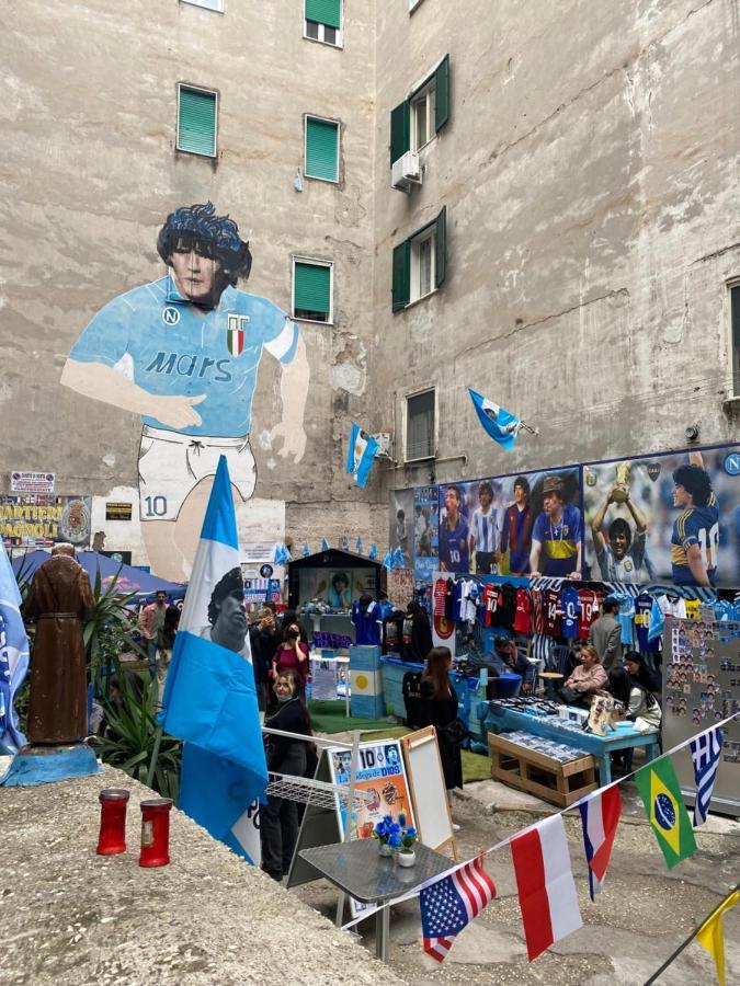 Geman Flat - 1 Min Maradona Mural Neapol Zewnętrze zdjęcie