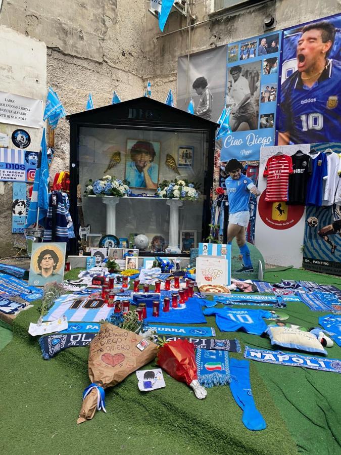 Geman Flat - 1 Min Maradona Mural Neapol Zewnętrze zdjęcie
